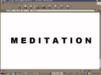 A meditation